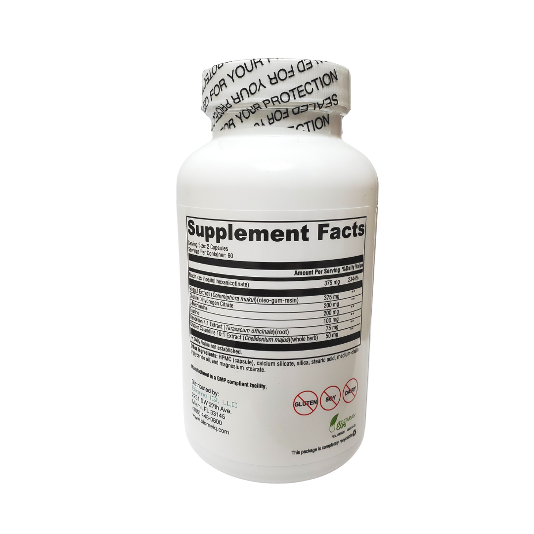 Burn Calories contains a blend of vitamins, minerals, and amino acids needed for liver support and fat metabolism. By working to improve bile flow and support healthy blood lipid levels, Burn Calories supports the body’s healthy liver function and metabolism. Our formula includes: Choline, Vitamin B6, and Betaine, to improve the body’s ability to methylate. Improve your liver health today!
