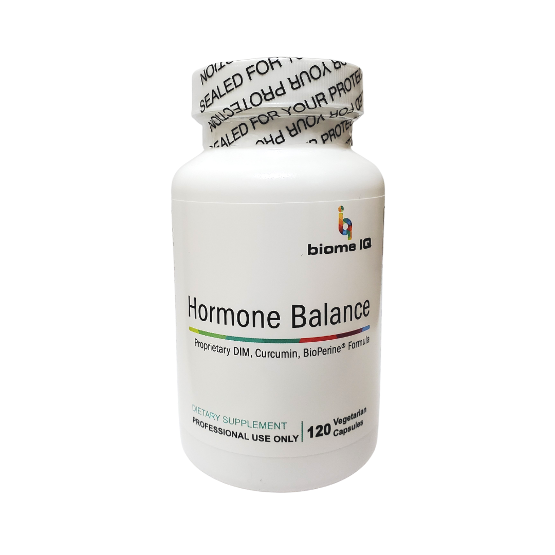 Hormone Balance is designed to support healthy estrogen metabolism. Improving Estrogen metabolism has many benefits, including: manage symptoms of menopause, manage symptoms of PCOS, supports healthy skin, supports energy levels, weight-loss, and improves motivation.