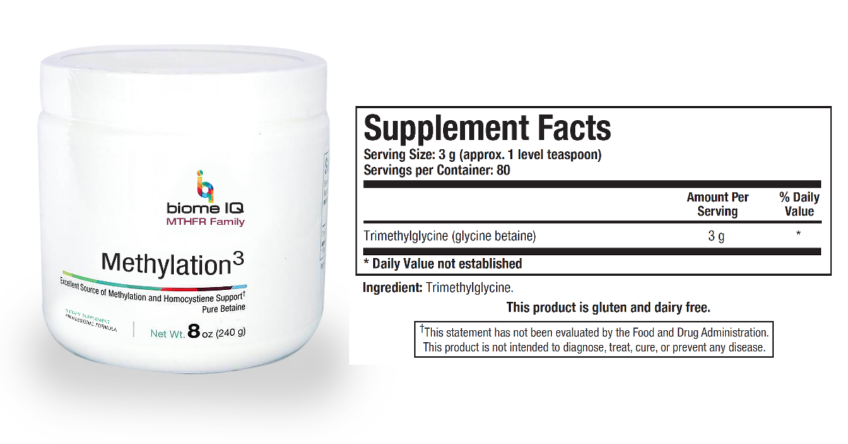 The COMT gene is essential for proper conversion between the “happy neurotransmitter” Dopamine and Norepinephrine and Epinephrine, the “hostility/anxiety neurotransmitters”, mutations in the COMT gene can lead to improper control between these neurotransmitters. Methylation 3 improves the balance of the COMT family of neurotransmitters.
