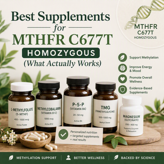 Best Supplements for MTHFR C677T Homozygous (What Actually Works)