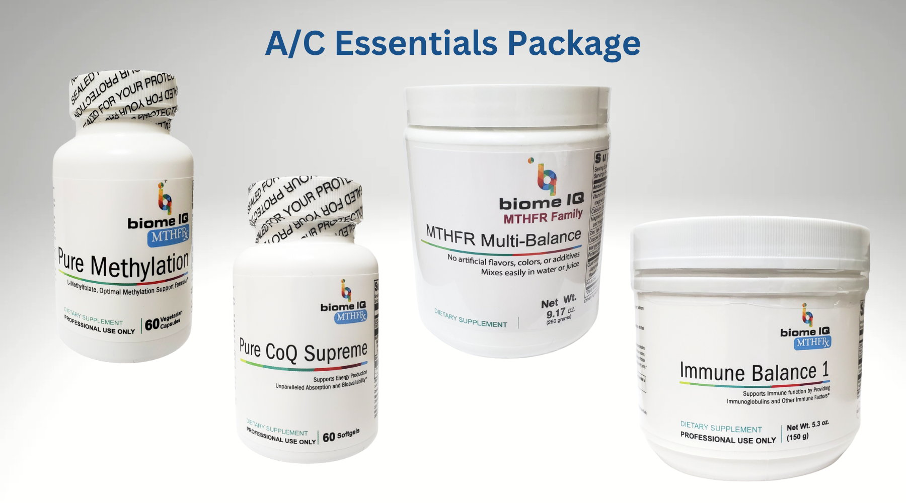 A/C Essentials Package (Multi-Balance, PM, P-CoQ-S, IB1) 10% Discount Included