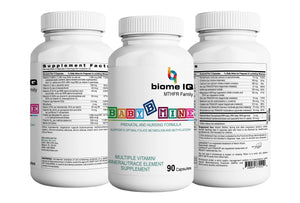 Baby B Mine contains the most bioavailable form of Folate and B12 needed for those with MTHFR mutations. This prenatal supports reproductive health and promotes optimal Folate metabolism and methylation. Baby B Mine is formulated to meet the nutritional needs for pregnant and nursing women with MTHFR that are often overlooked in other popular pre-natals.