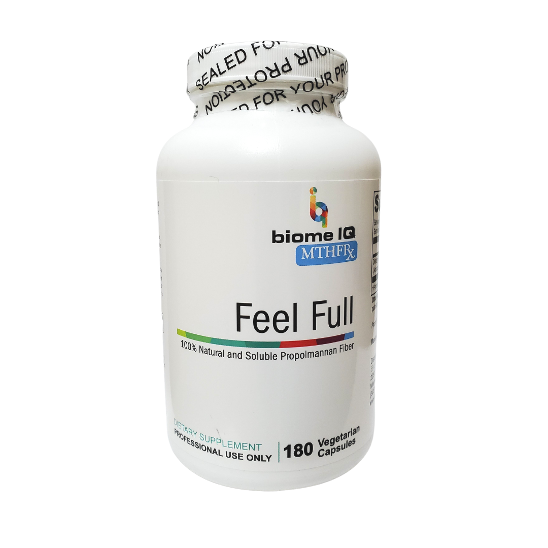 Feel Full apporte les fibres alimentaires naturelles nécessaires à la régularité intestinale. Feel Full, un prébiotique dont il a été cliniquement prouvé qu'il réduit le sucre et les déséquilibres hormonaux, permet au corps de se sentir plein et satisfait, ce qui signifie que vous mangez moins.