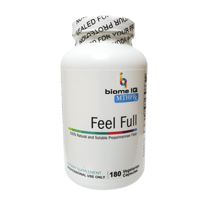 Feel Full fornece a fibra dietética natural necessária para suportar a regularidade intestinal. Feel Full, um prebiótico clinicamente comprovado para reduzir o açúcar e os desequilíbrios hormonais, permite que o corpo se sinta cheio e satisfeito, o que significa que se come menos.