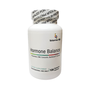 Hormone Balance is designed to support healthy estrogen metabolism. Improving Estrogen metabolism has many benefits, including: manage symptoms of menopause, manage symptoms of PCOS, supports healthy skin, supports energy levels, weight-loss, and improves motivation.